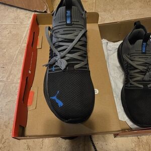 Puma Black and Gray Sneakers